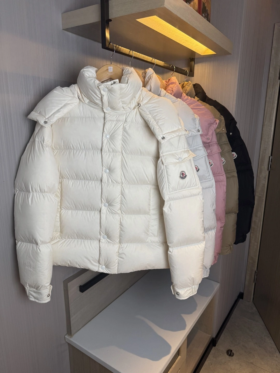 & wg.luxury-- 7o9385r Down jacket goose down 5colour item: E-F409I1523-5